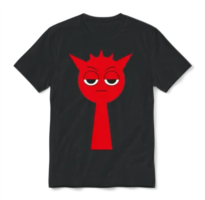Sprunki Beats Funny Sprunki Team Sprunki Game For Unisex T-Shirt - Black