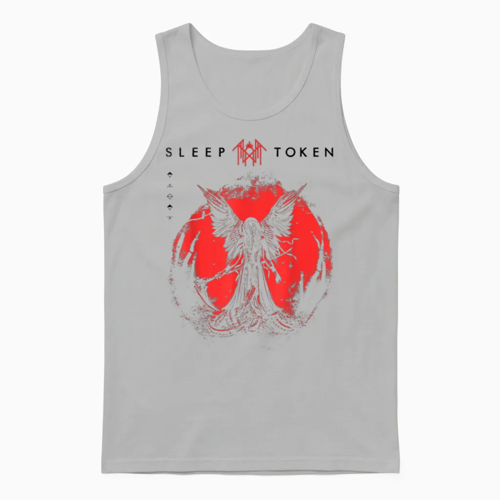 Sleep Token Tmbte Unisex Tank Top in Ash
