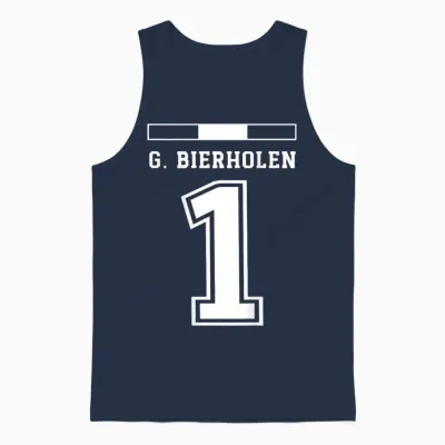 österreich Trikot Lustige Namen G. Bierholen Unisex Tank Top - Navy