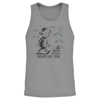 Therapy Dog Team Saying Quote Unisex Tank Top - Sport Grey – 2