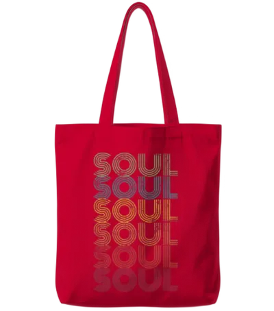 Soul Retro Tote Bags - Red