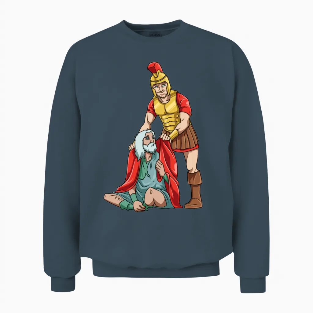 Saint Martin St Martin Unisex Sweatshirt in Dark Heather