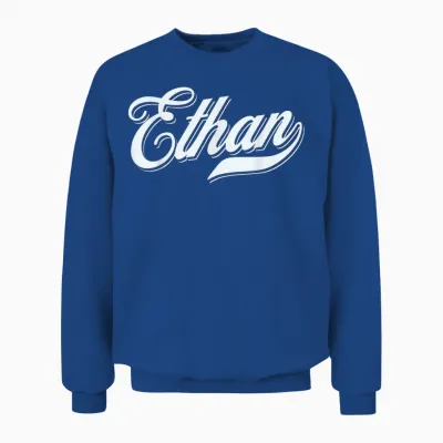 Man Boys Funny Gift Idea Humour Name for Ethan Unisex Sweatshirt - Royal
