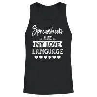 Funny Accounting for Accountants Cry Unisex Tank Top - Black – 2