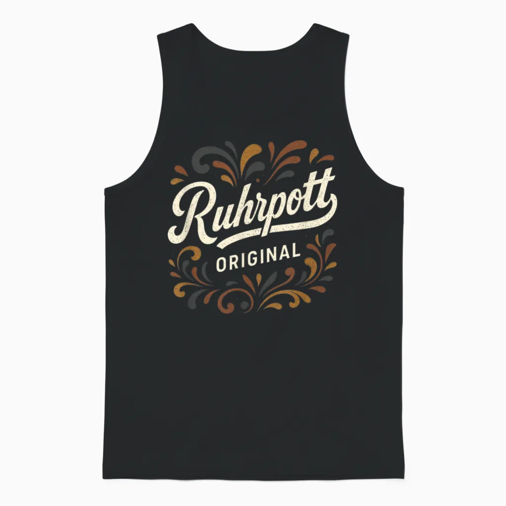 Ruhrpott Original - Ruhrpott Ruhrgebiet Pott Unisex Tank Top in Black