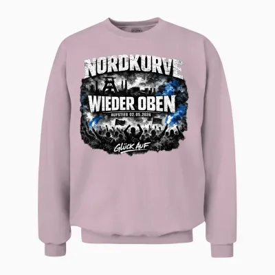Ruhrpott Fußball Aufstieg Gelsenkirchen Fan 2026 Unisex Sweatshirt - Light Pink