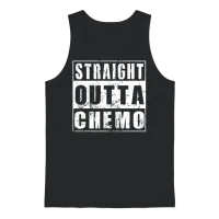 Straight Outta Chemo Chemo Cancer Unisex Tank Top - Black – 1