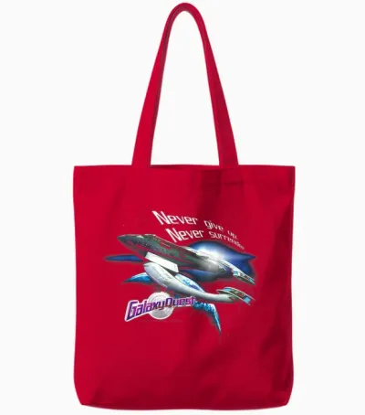 Galaxy Quest Never Surrender Tote Bags - Red