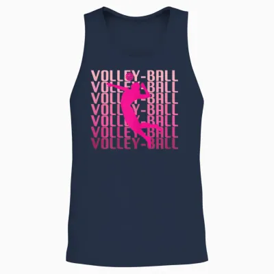 Idée Cadeau Drôle Anniversaire Pour Femme Volley Ball Unisex Tank Top - Navy