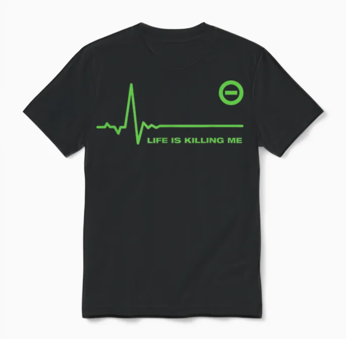 Type O Negative Toxicity Distressed T-Shirt, Black Unisex T-Shirt in Black