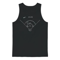 Who's on First Unisex Tank Top - Black – 1