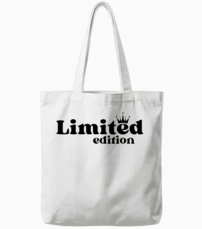 Retro Groovy Limited Edition Tote Bags - White