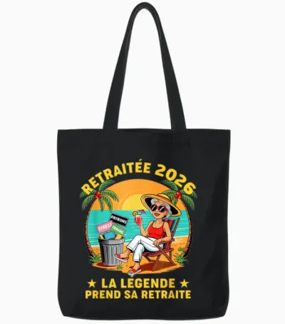 Retirement Retired Woman Leaving Collegue Work Humor Tote Bags - Black