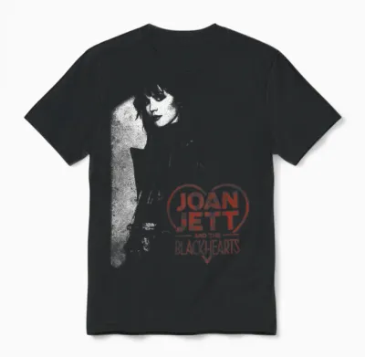 Joan Jett and the Blackhearts - Shadow Unisex T-Shirt - Black