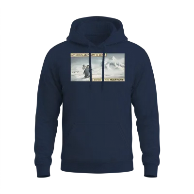 Penguin but Why Unisex Hoodie - Navy