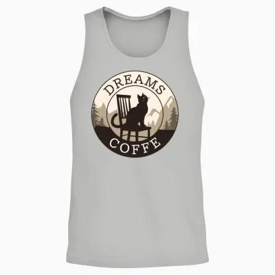 Dream Coffee Unisex Tank Top - Ash
