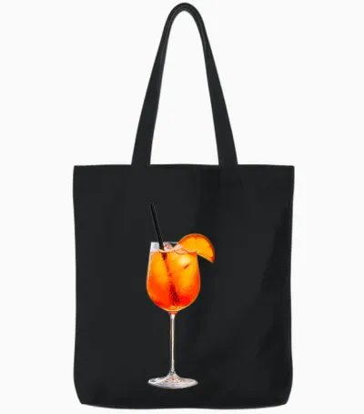 Spritz Logo Cocktail Official Club Mitglied Party Saufen Fan Tote Bags - Black
