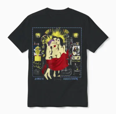 Jane’s Addiction Habitual Unisex T-Shirt - Black