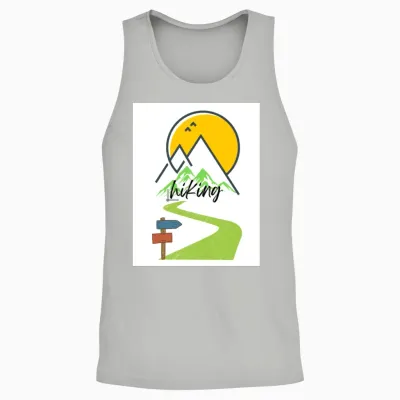 Hiking Unisex Tank Top - Ash
