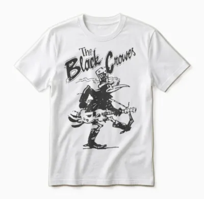 Offizielle Black Crowes Gitarre Unisex T-Shirt - White