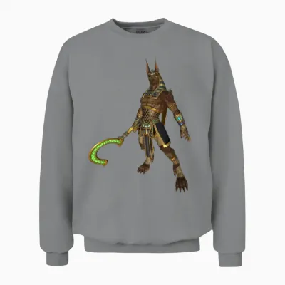 Smite Anubis Unisex Sweatshirt - Sport Grey