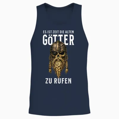 Es Ist Zeit Die Alten Götter Zu Rufen Unisex Tank Top - Navy
