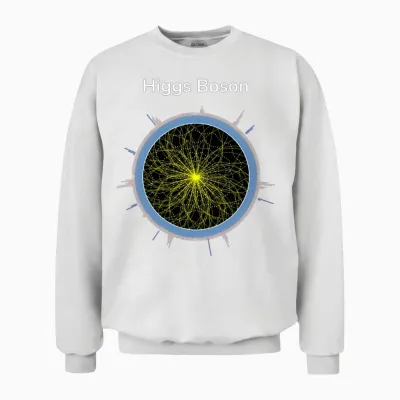 Higgs Boson Unisex Sweatshirt - White