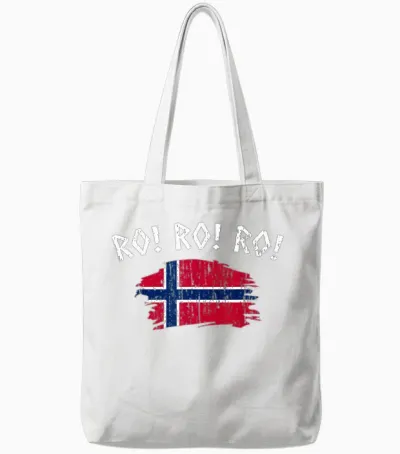 Norway Row Ro Norwegian Flag Men Women Tote Bags - White