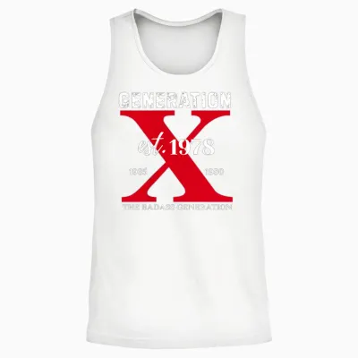 Gen X 1978 Bevor Du Geboren Wurdest, War Sissie Totenkopf Unisex Tank Top - White
