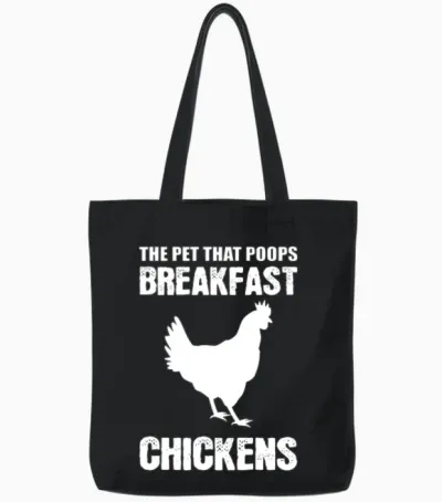 Poops Breakfast Coffee Lover and Morning Person Gi Tote Bags - Black
