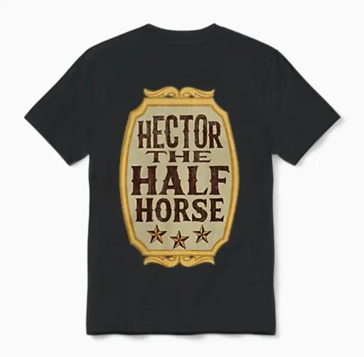 Hunt: Showdown 1896 Hector the Half Horse Unisex T-Shirt in Black