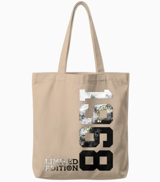 58 Jahre 58. Geburtstag Limited Edition 1968 Tote Bags in Natural