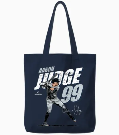 Mlbpa - Major League Baseball Aaron Judge - Mlbjud3001 Tote Bags - Navy