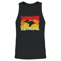 Pelican Retro Unisex Tank Top - Black – 2