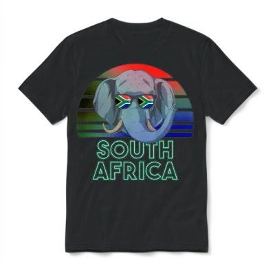 South Africa Unisex T-Shirt - Black