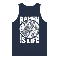 Ramen Lover Japanese Noodle Soup Ramen Unisex Tank Top - Navy – 1