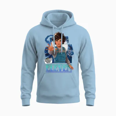 Stranger Things Tales from '85 Eleven Unisex Hoodie - Light Blue