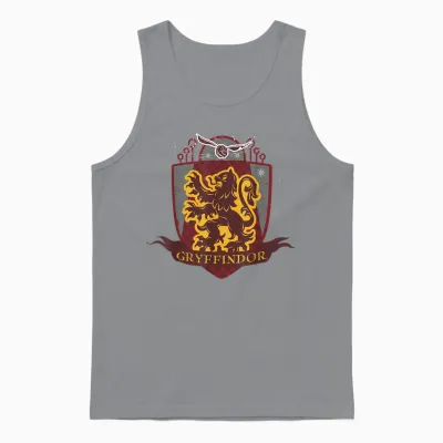 Harry Potter Gryffindor Quidditch Shield Unisex Tank Top - Sport Grey