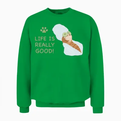 Funny Animals Unisex Sweatshirt - Irish Green