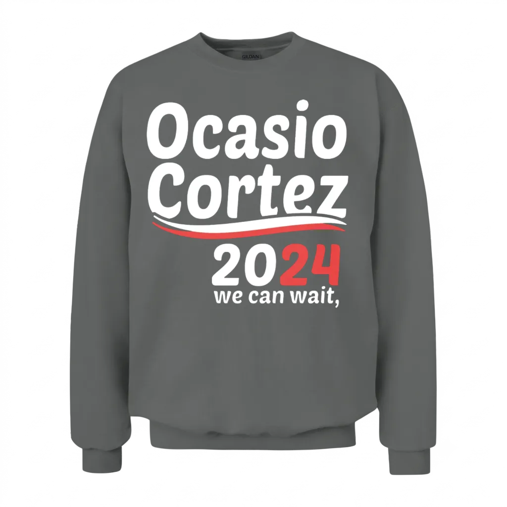 Ocasio Cortez 2024 Unisex Sweatshirt - Graphite Heather