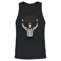 After Review Football Referee Clueless Sports Fan Unisex Tank Top - Black – 2