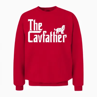 Cavalier King Charles Spaniel Ruby Gifts Shirt Father Unisex Sweatshirt - Red