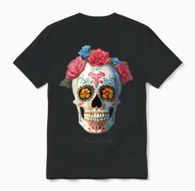 Frida Kahlo - Tag Der Toten, 1. November Unisex T-Shirt - Black