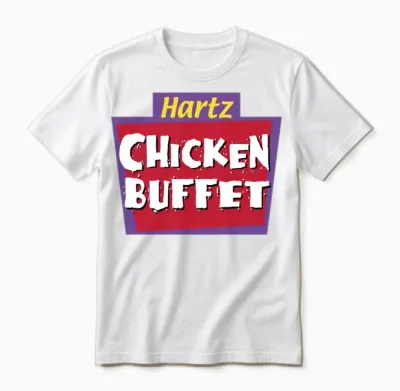 Hartz Chicken Unisex T-Shirt - White