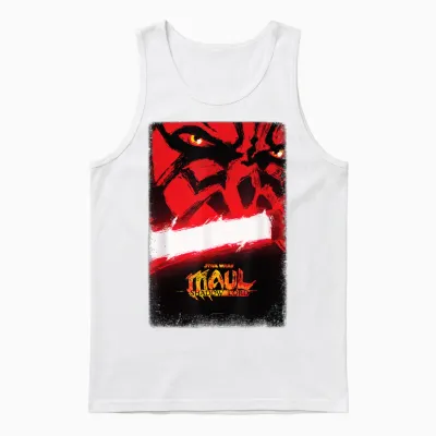 Star Wars Maul - Shadow Lord Official Pre-Release Poster Art Unisex Tank Top - White