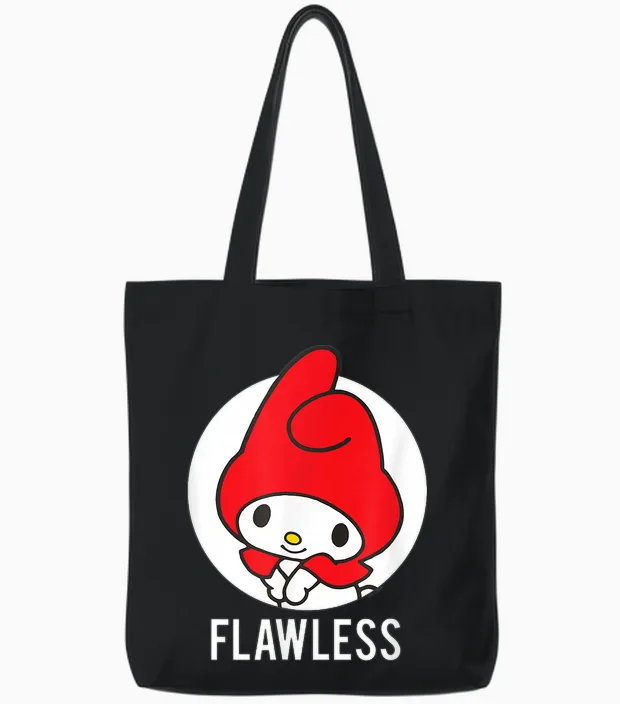 My Melody Flawless Tote Bags in Black