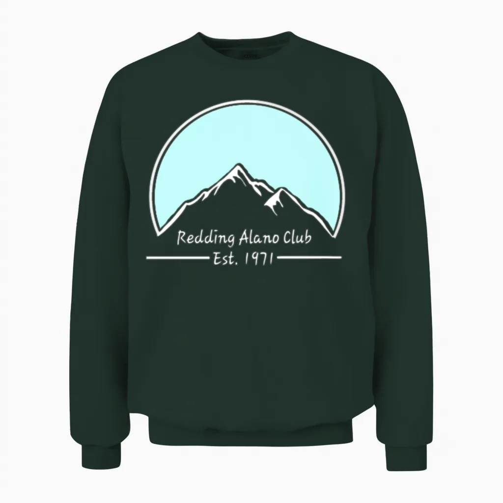 Alano Club of Redding Ca Unisex Sweatshirt in Forest