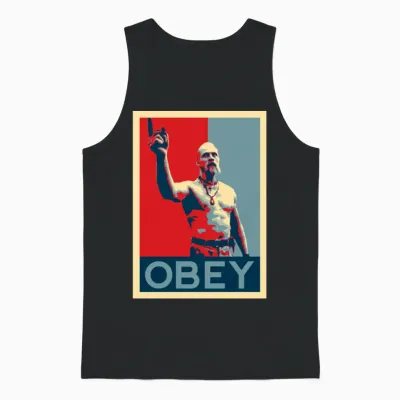 Techno Viking Unisex Tank Top - Black