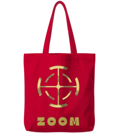 Sniper Zoom Funny Tote Bags - Red