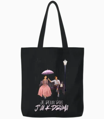 Funny I Can Not I Have K-Drama Humor Korean Series T-Shirt, Black, S Tote Bags - Black